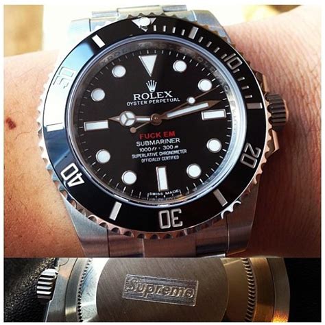 supreme x rolex.